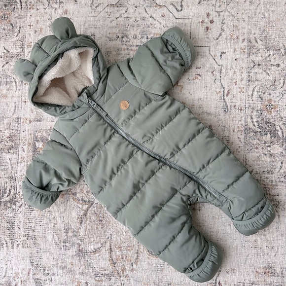 Padded Baby Bunting size NB (1-2 months) - Picture 1 of 3